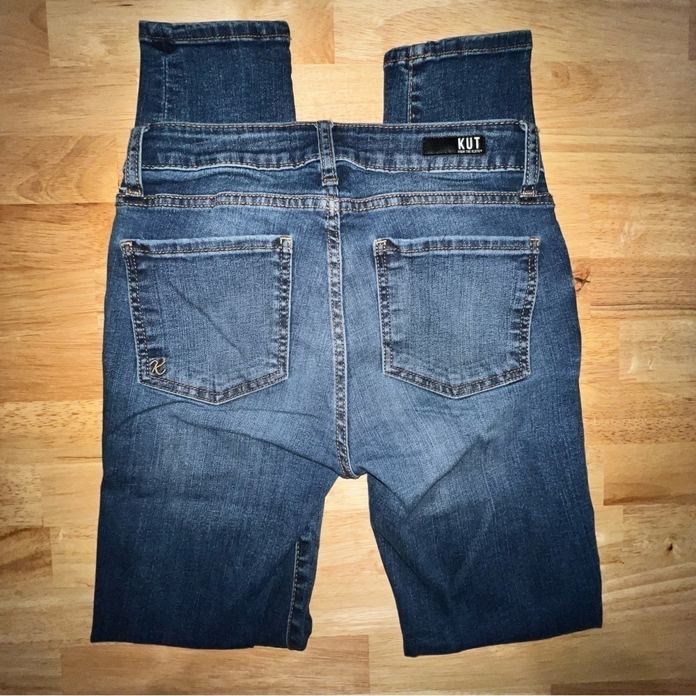 Kut from the Kloth Diana Skinny Jeans Women’s Size 0 Stylish Dark Wash - Picture 3 of 10